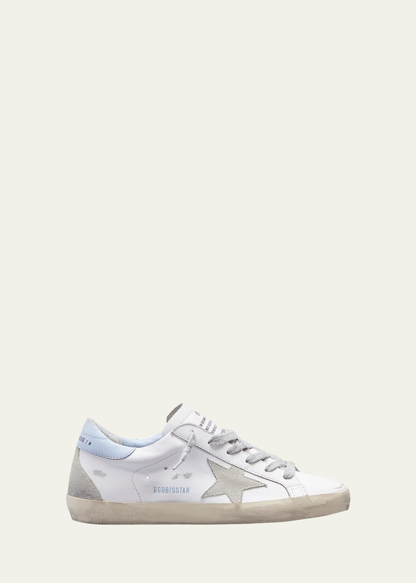 Superstar Leather Upper And Heel Suede Star And Spur Cream Sole Sneakers | Bergdorf Goodman