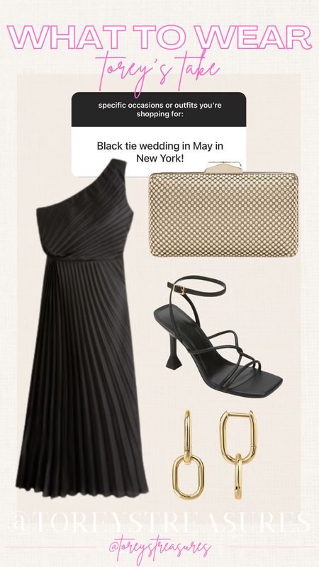 Black tie wedding outfit idea! 

#LTKSeasonal #LTKGala #LTKparties