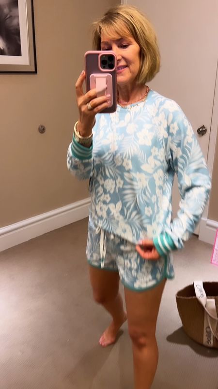 These are THE softest pajamas EVER!!! Love the pretty blue and white. Fit true to size!

#LTKHome #LTKVideo #LTKOver40