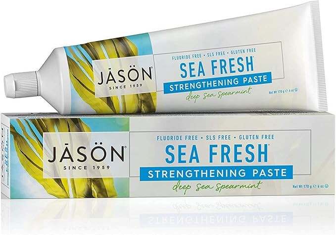 Jason All-Natural Toothpaste, Sea Fresh - 6 oz - 2 pk | Amazon (US)