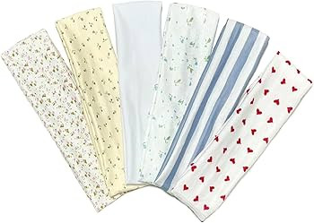 TERSE Fashion Women's Headbands for Short Hair Non Slip Elastic Floral Hairbands, Soft Fabric 2 I... | Amazon (US)