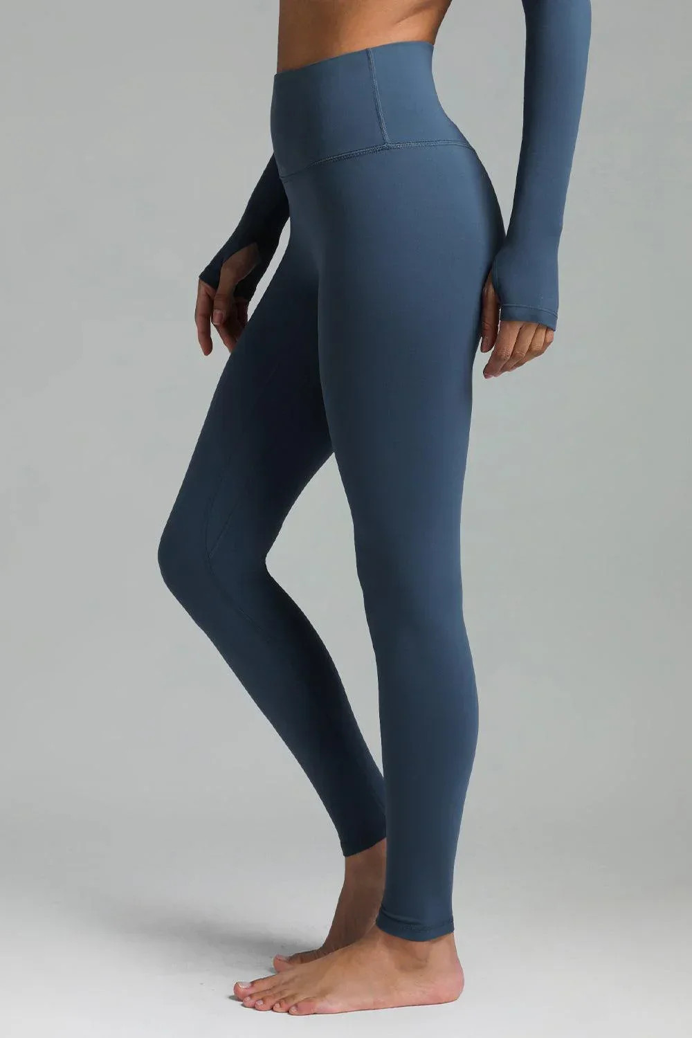 Dreamlux High Waisted No Front Seam 28" Full Length Workout Legging | Colorfulkoala