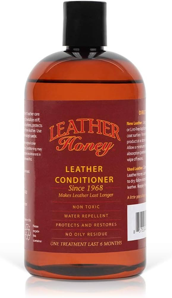 Leather Honey Leather Conditioner, Non-Toxic & Made in the Usa Since 1968. Protect & Restore Leat... | Amazon (US)