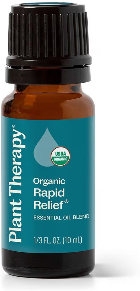 Plant Therapy Organic Rapid Relief Essential Oil Blend 10 mL (1/3 oz) 100% Pure, Undiluted, Natur... | Amazon (US)