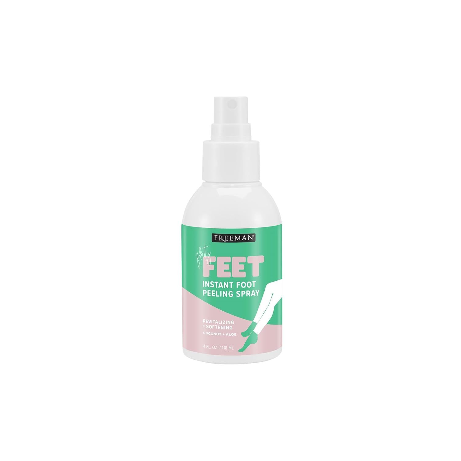 Freeman Flirty Feet Coconut and Aloe Instant Peeling Foot Spray, Softening Foot Peel Mask Exfolia... | Amazon (US)