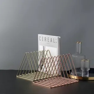 Iron Triangle Magazine Rack Desk Organizer | YesStyle Global