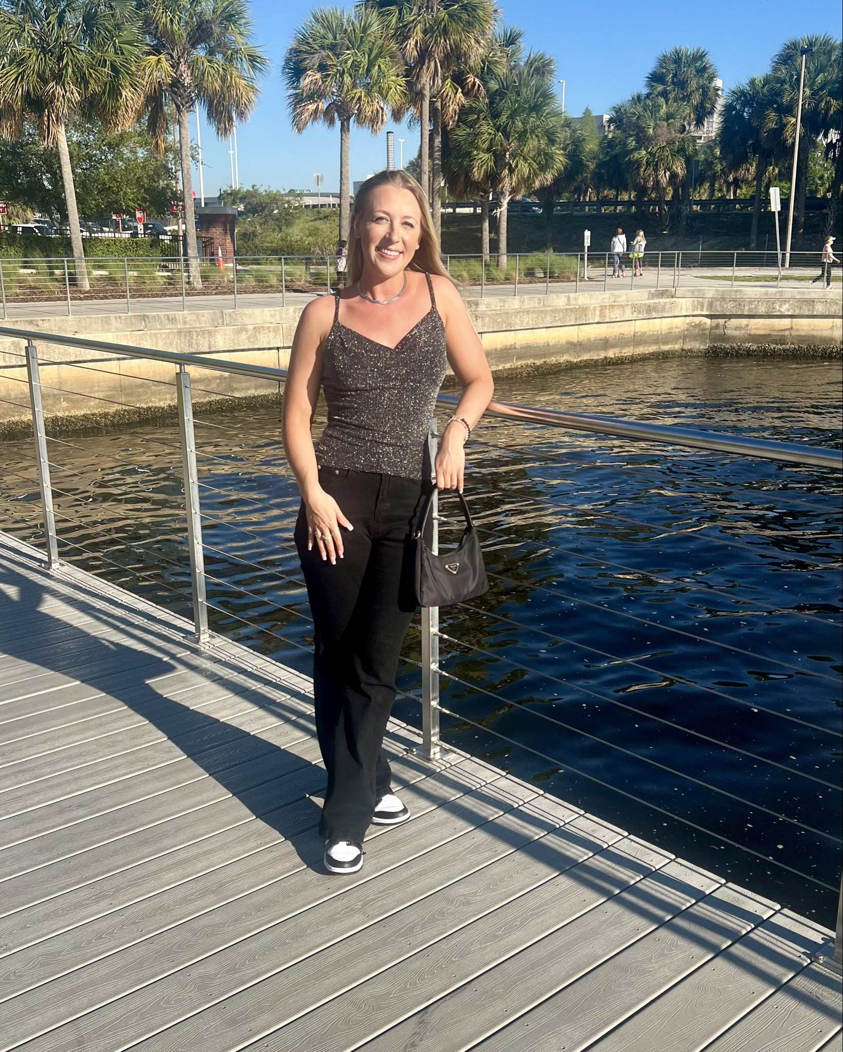 Night out with my favorite girl in sunny TPA! The top was a thrift find but linked some similar options. 

#LTKFindsUnder50 #LTKShoeCrush #LTKStyleTip