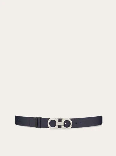 Reversible and adjustable Gancini belt | Ferragamo (EU)