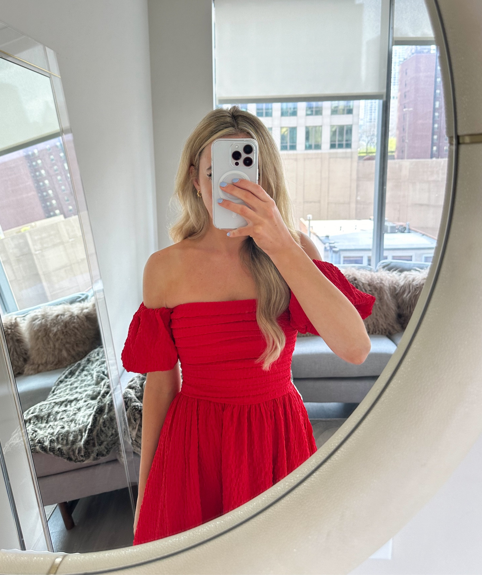 wearing size XXS petite:
the white version would be perfect for engagement photoshoot or bridal shower 

summer outfit, spring outfit, vacation dress, Italy dress, outfit for Europe, Savannah Charleston Miami Beach day, Abercrombie Emerson off the shoulder midi dress , puff sleeve 

#LTKtravel #LTKparties #LTKwedding