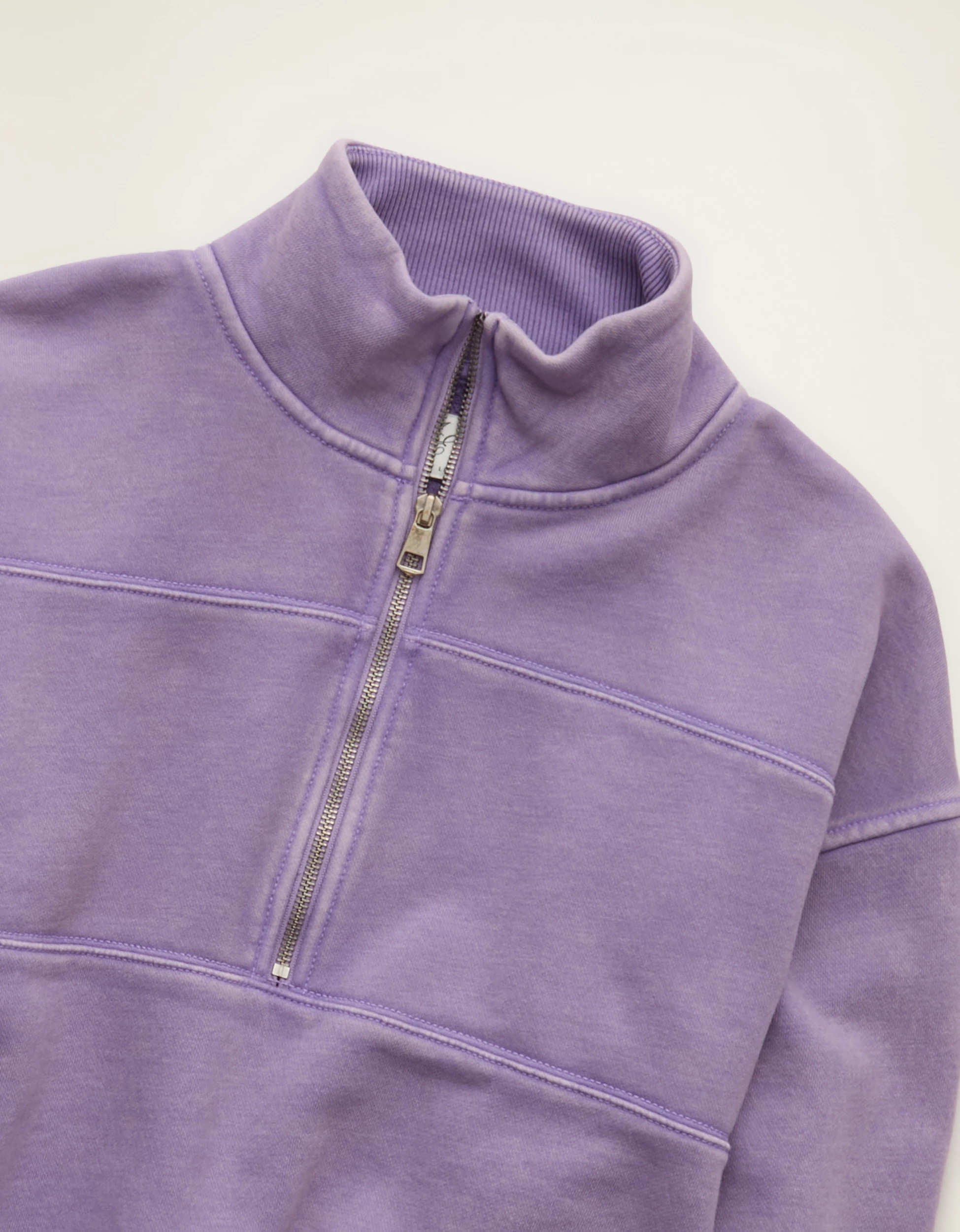 AE Everyday Luxe Quarter-Zip Sweatshirt | American Eagle Outfitters (US & CA)