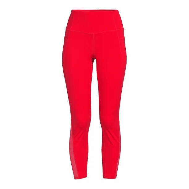 Avia Women's High Waist 7/8 Crop Fashion Leggings | Walmart (US)