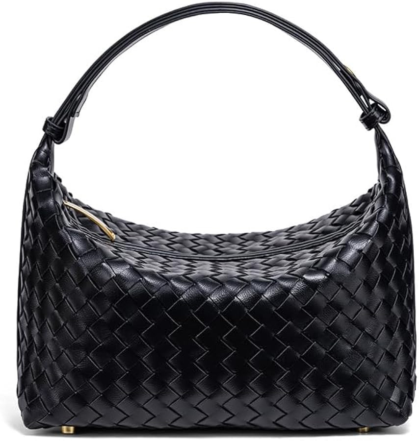 Sac à main à bandoulière tissé avec poignée sur le dessus en cuir végétalien tressé pour ... | Amazon (CA)