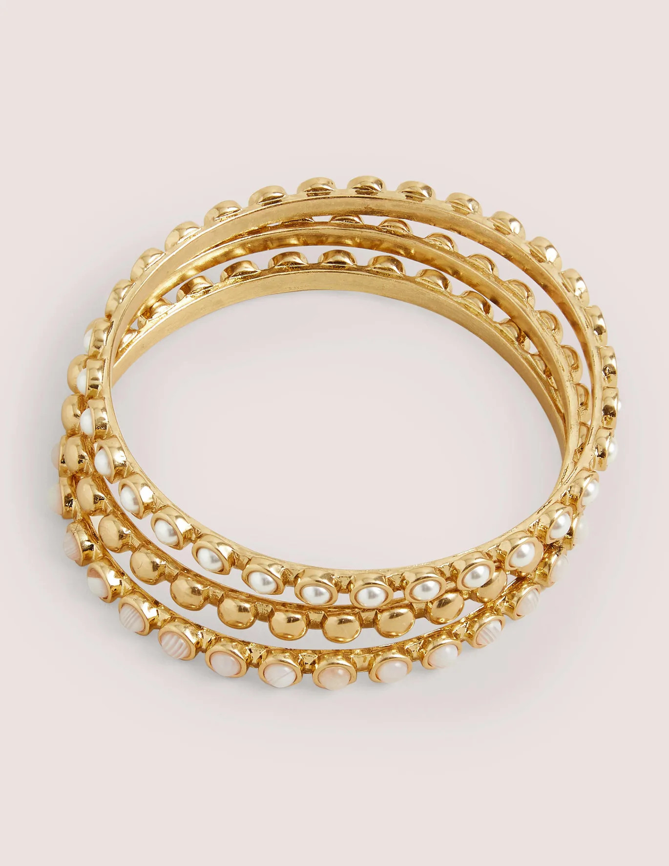 Mini Dome Disk Bangles - Neutral | Boden (US)
