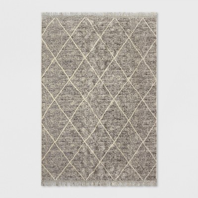 Desert Hatch Outdoor Rug Gray - Threshold™ | Target