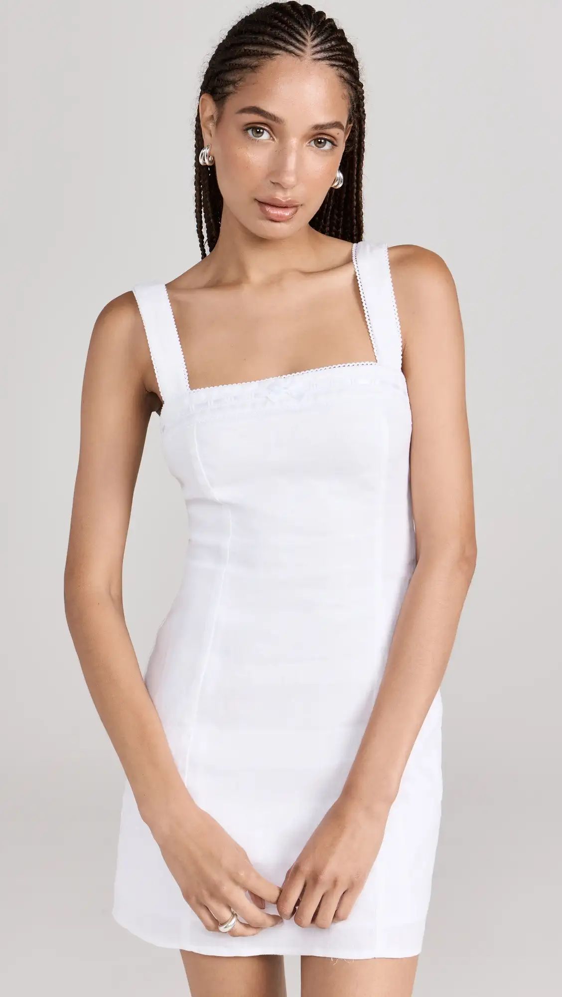 Reformation Elana Linen Mini Dress | Shopbop | Shopbop