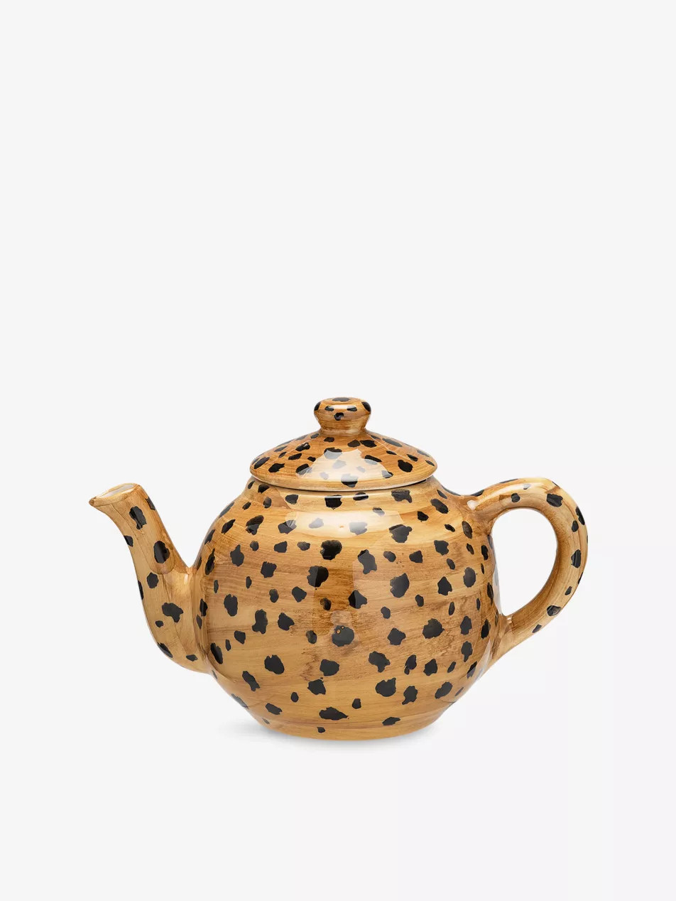 Leopard Earthenware Teapot | Selfridges