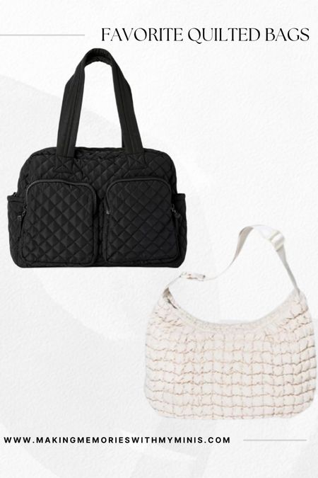 Favorite quilted bags, both under $40! 

#LTKstyletip #LTKunder50 #LTKitbag