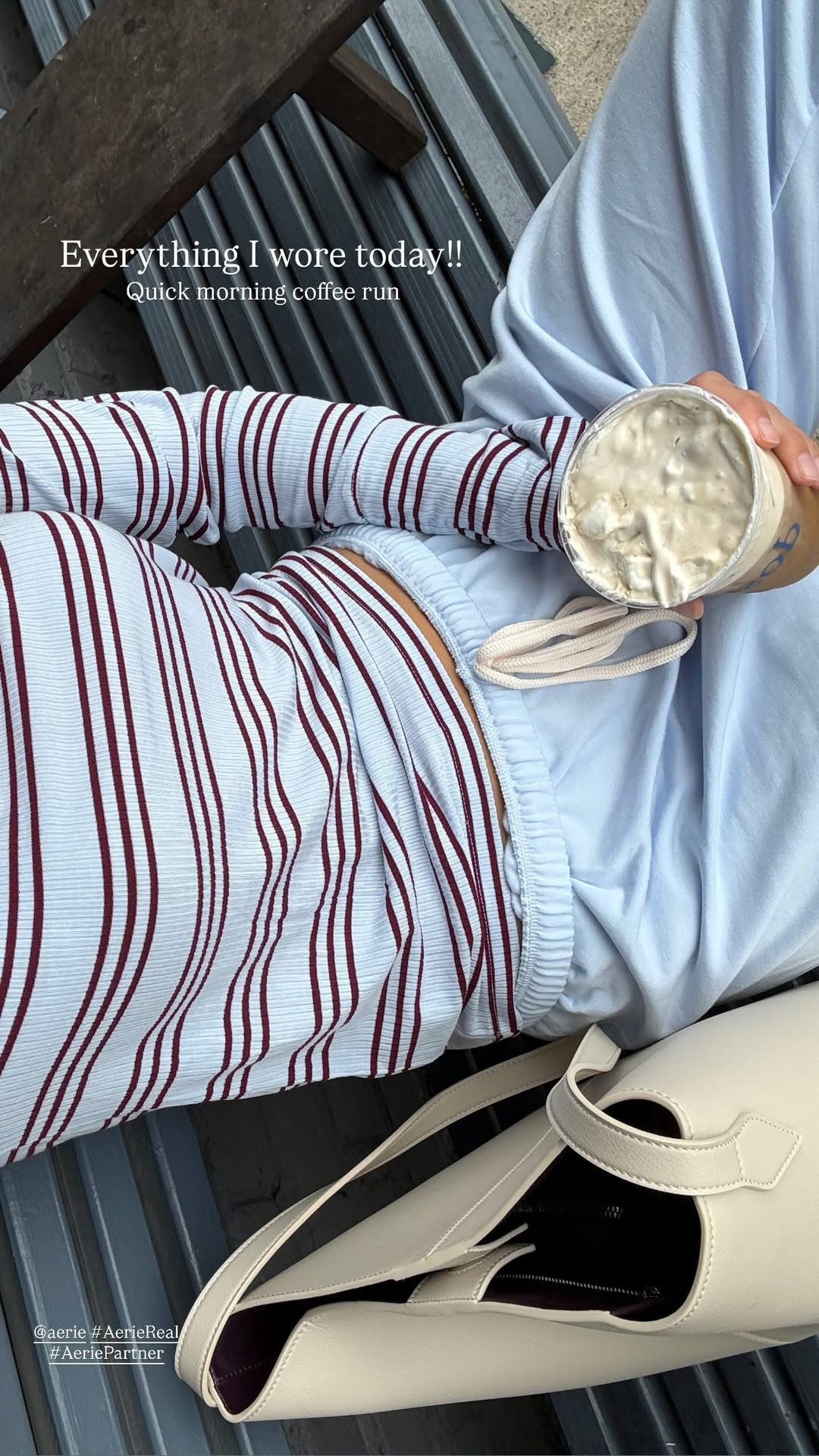 Quick morning coffee run ootd 🫶🏼 

 #LTKootd #LTKStyleTip #LTKItBag