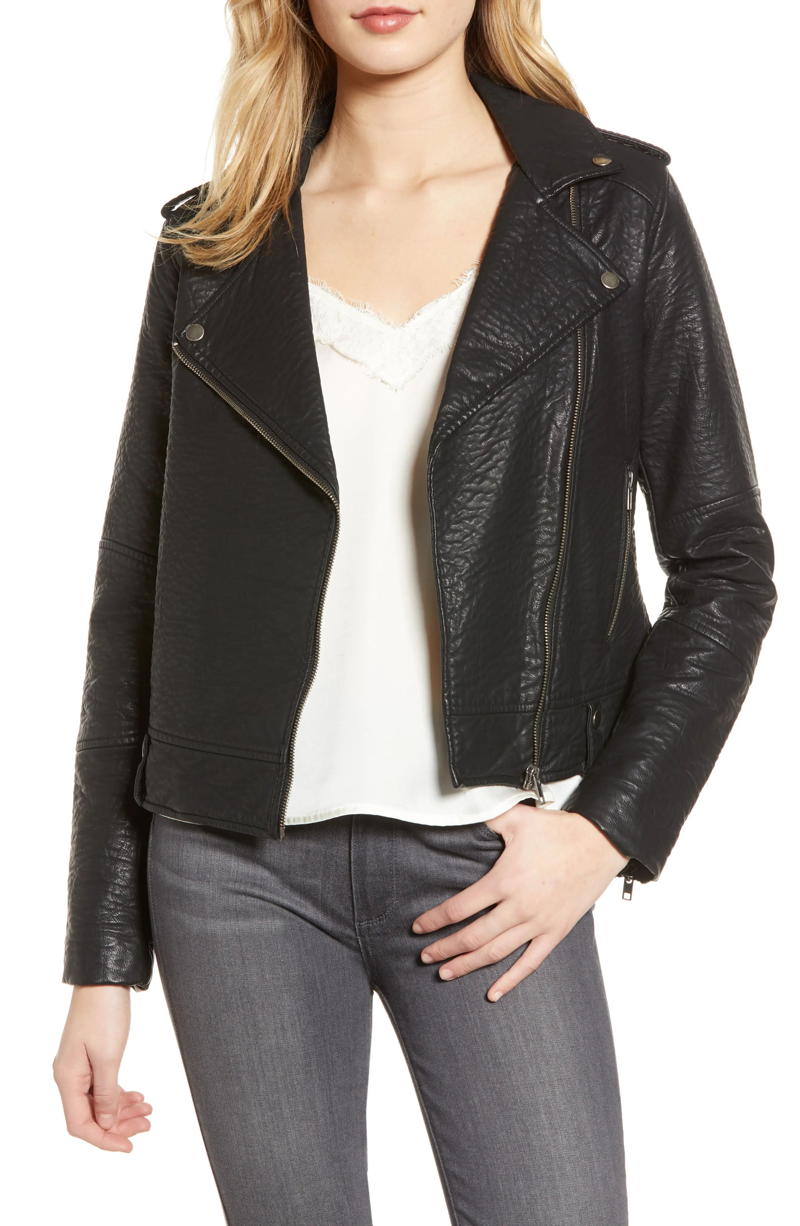 Women's Cupcakes And Cashmere Vivica Faux Leather Jacket | Nordstrom