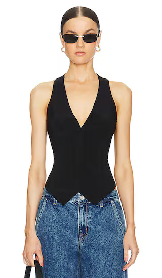 Simple Vest in Black | Revolve Clothing (Global)