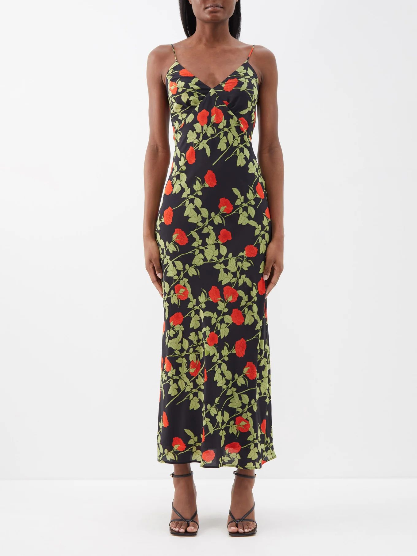 Jeannette floral-print silk dress | Matches (US)