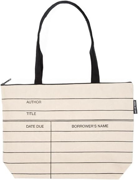Out of Print Library Card Market Tote Bag | Amazon (US)