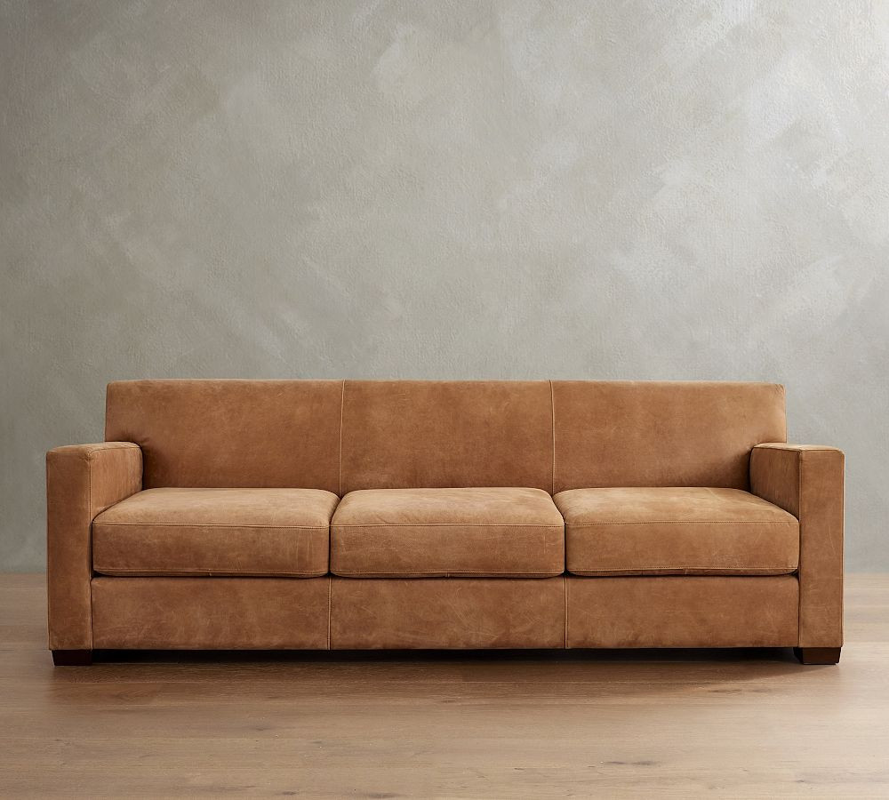 Ashby Leather Sofa | Pottery Barn (US)