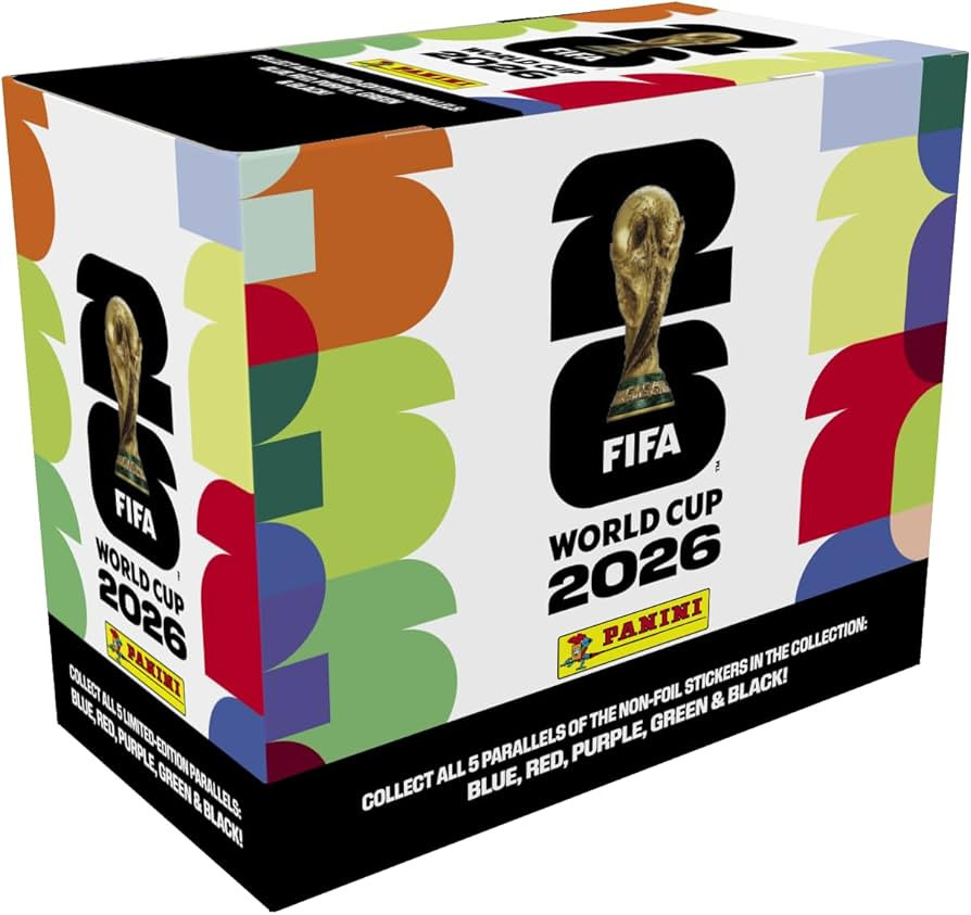 2026 Panini FIFA World Cup Sticker Box \u2013 25 Sticker Packs \u2013 Includes Amazon Parallel In... | Amazon (US)