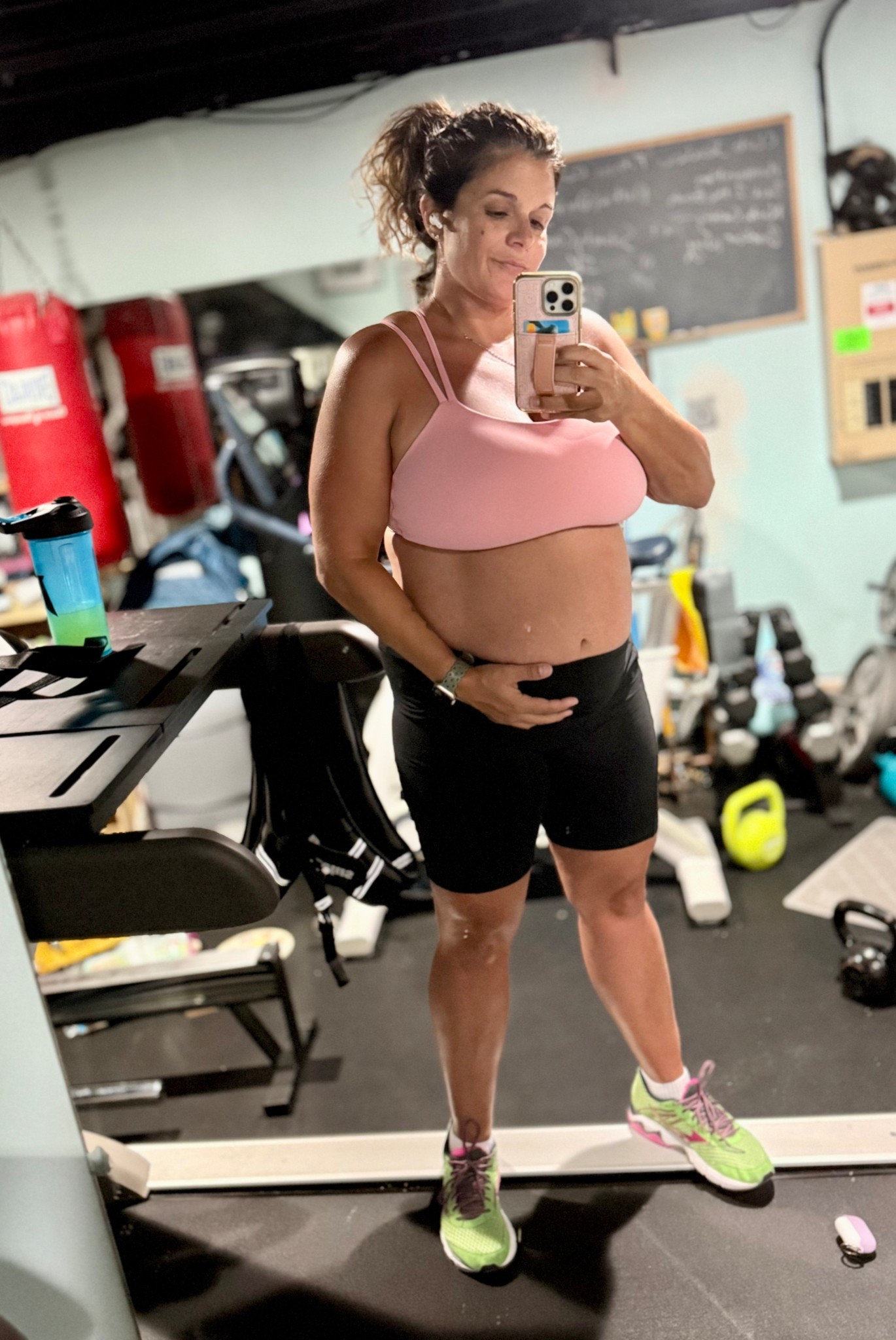 I’ve been living in this sports bra all summer (also have it in black) — even wearing it as a bikini top. I’d say it’s closer to medium support, but still comfy enough for all-day wear. Fit is true to size — I’m in a 2XL. The Soma Sport Yoga Bra is buttery soft, wireless, and the longline band stays put without digging in.

Right now, ALL Soma bras are $30 with free shipping + returns (full-price bras). I’m in the pink, but it comes in other colors too.

#LTKBump #LTKActive #LTKFindsUnder50