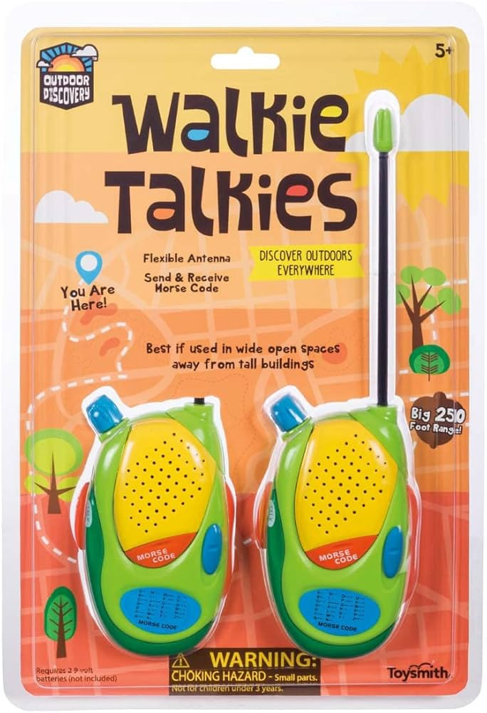 Toysmith Walkie Talkies, Green,count of 2 | Amazon (US)