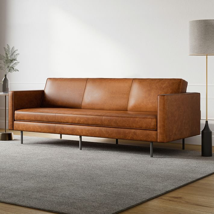 Axel Full Leather Futon (82.5") | West Elm (US)