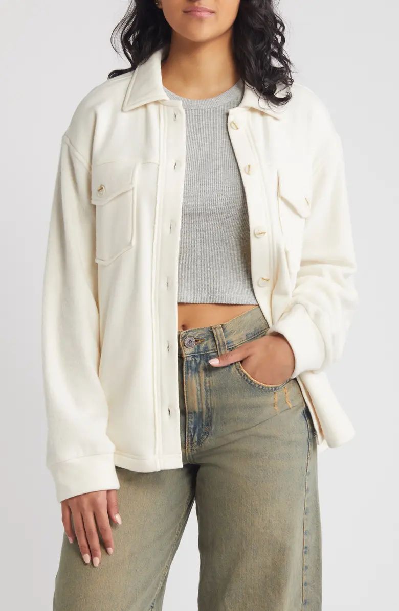 Thread & Supply Sweatshirt Pocket Shacket | Nordstrom | Nordstrom