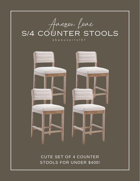 Shop these cute upholstered counter stools for under $100 each!

#LTKhome #LTKfindsunder100 #LTKsalealert