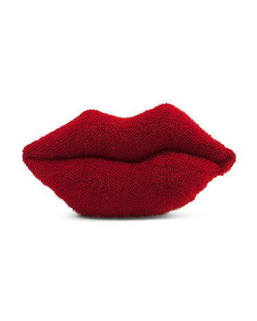 9.5x19 Fabric Lips Decorative Pillow | Valentine's Day | Marshalls | Marshalls