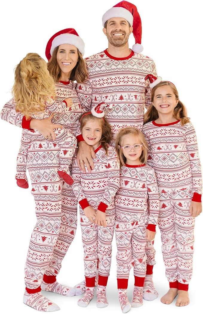 The Children's Place Kids' Family Matching, Festive Christmas Pajama Sets, Cotton | Amazon (US)