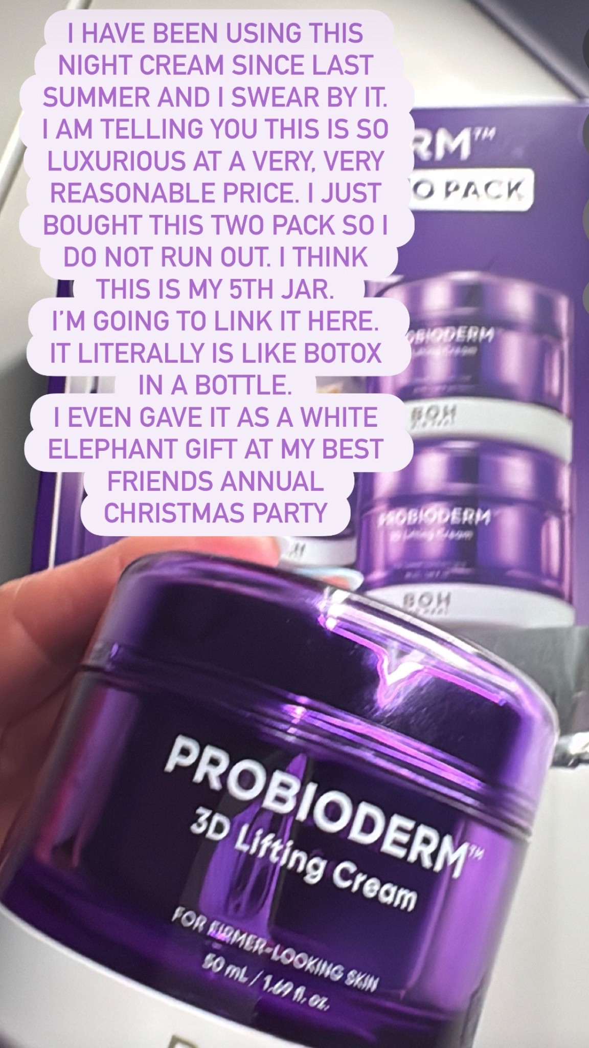Botox in a bottle best night cream ever

#LTKOver40 #LTKselfcare #LTKBeauty
