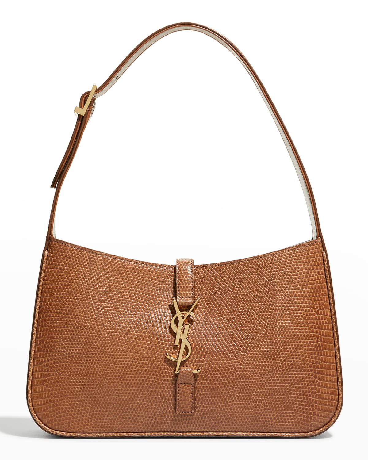 YSL Lizard Shoulder Bag | Neiman Marcus