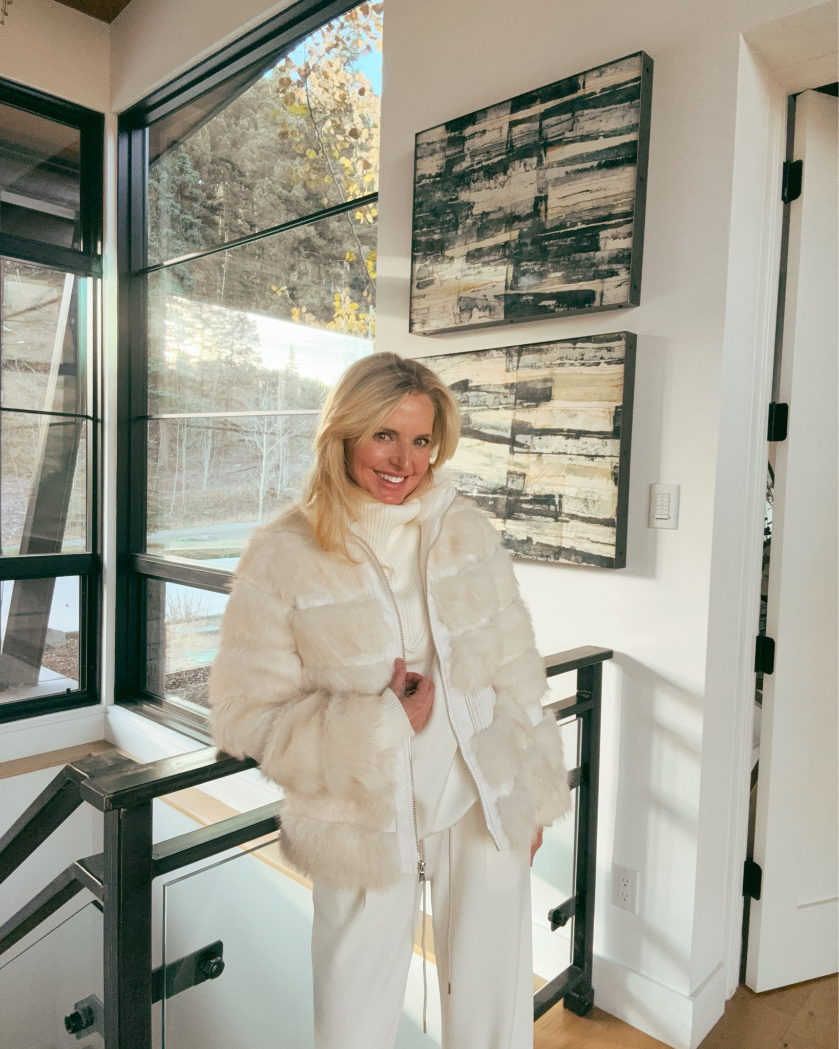 If you’re looking for a flattering and glamorous winter layer, this faux fur jacket is it. Cozy, stylish, and elevated with a cinched waistband. Perfect winter white jacket! Fits TTS.

#LTKHoliday #LTKSeasonal