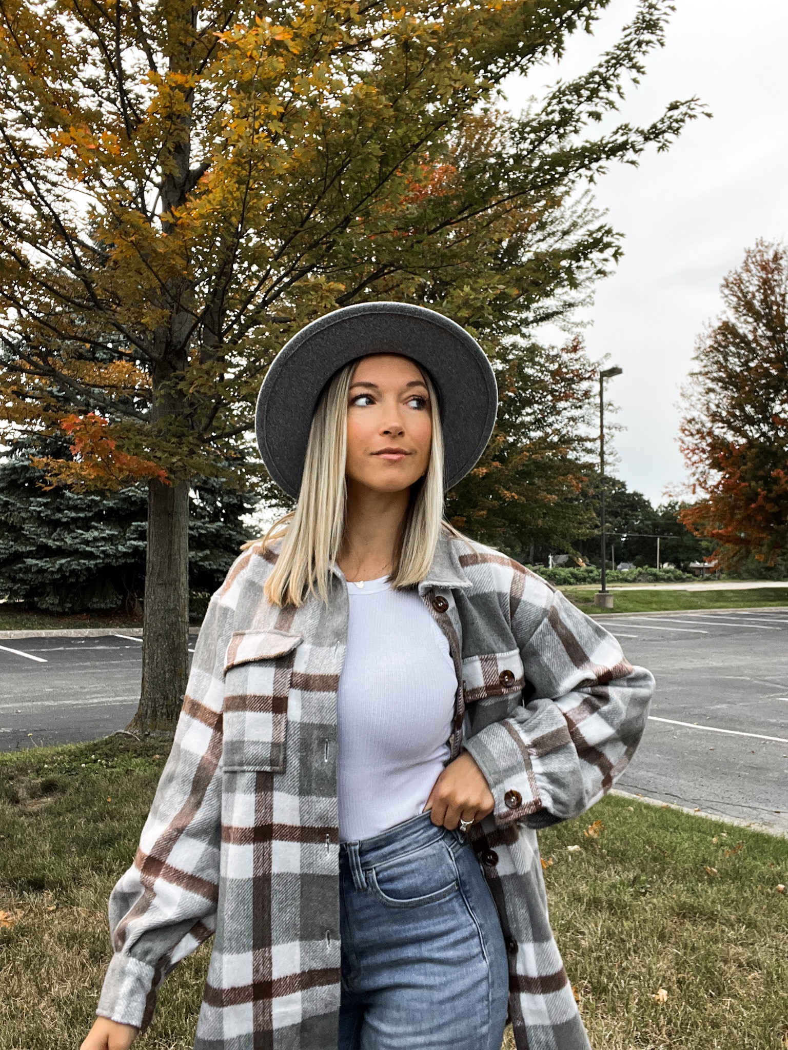 Flannel, plaid flannel, fall flannel, neutral flannel, fall fashion, autumn fashion, fedora hat, grey flannel, brown flannel, white tank top, denim jeans, fall outfit, fall outfit ideas, fall outfit inspo, best fall flannel, flannel jacket, flannel shacket, Amazon fashion, Amazon flannel 

#LTKstyletip #LTKSeasonal #LTKunder50