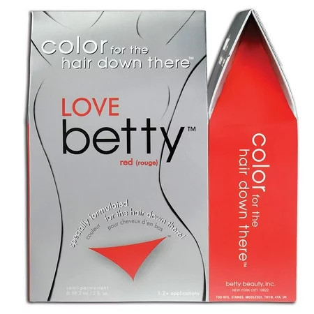 Love Betty - Hair Color for the Hair Down There Kit - Red (Pack of 2) | Walmart (US)