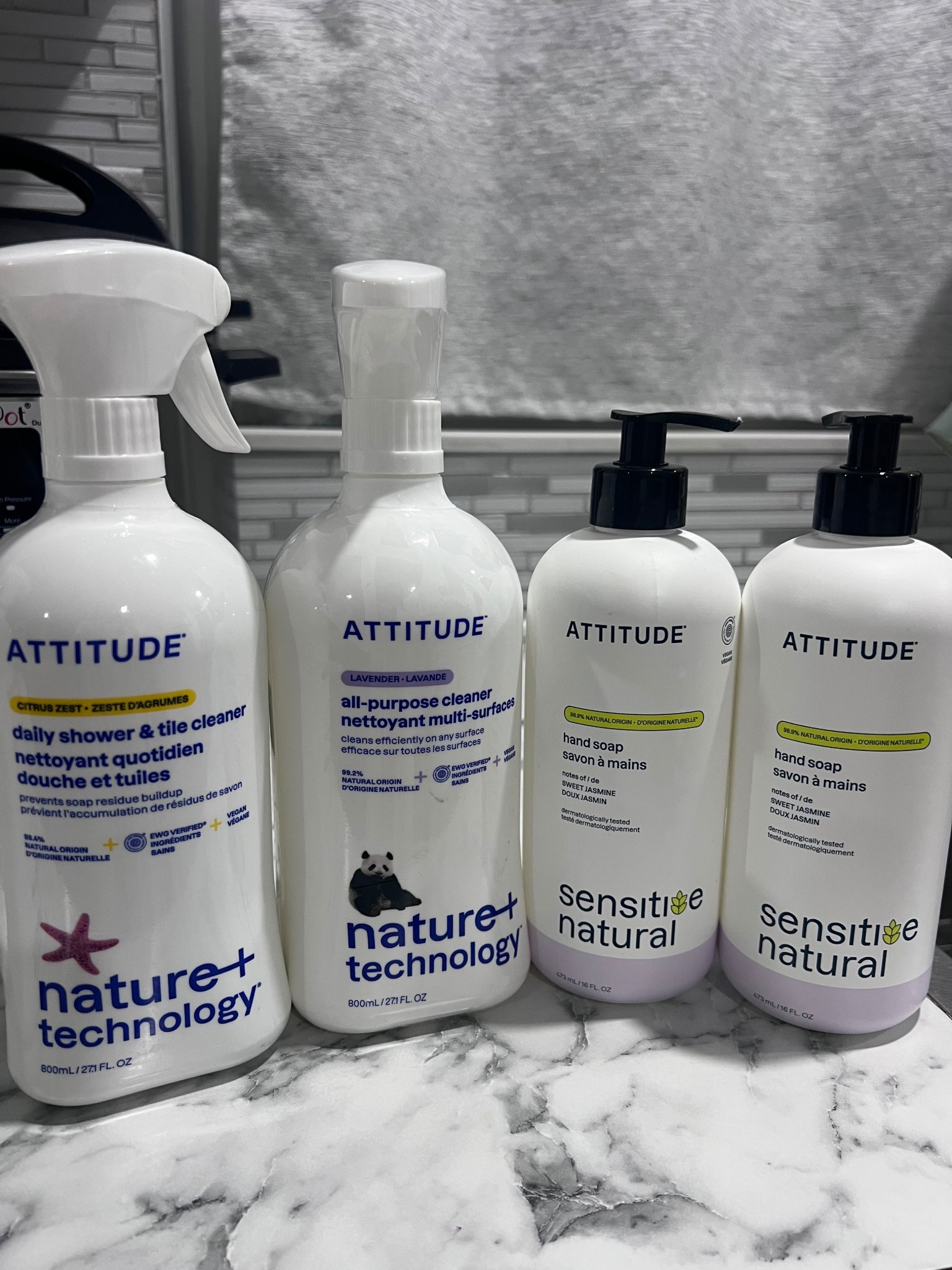 I am in love with this brand! Nontoxic clean ingredients. The hand soap , all purpose cleaner and bathroom , tile shower cleaner. 

#LTKCyberWeek #LTKHome #LTKGiftGuide