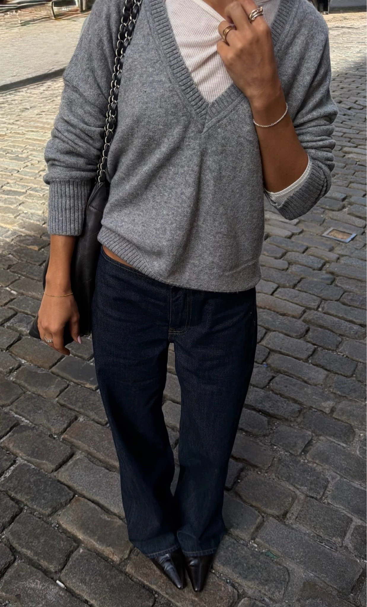 fall style | Abercrombie & fitch grey sweater & jeans

#LTKdayinmylife #LTKgrwm #LTKootd