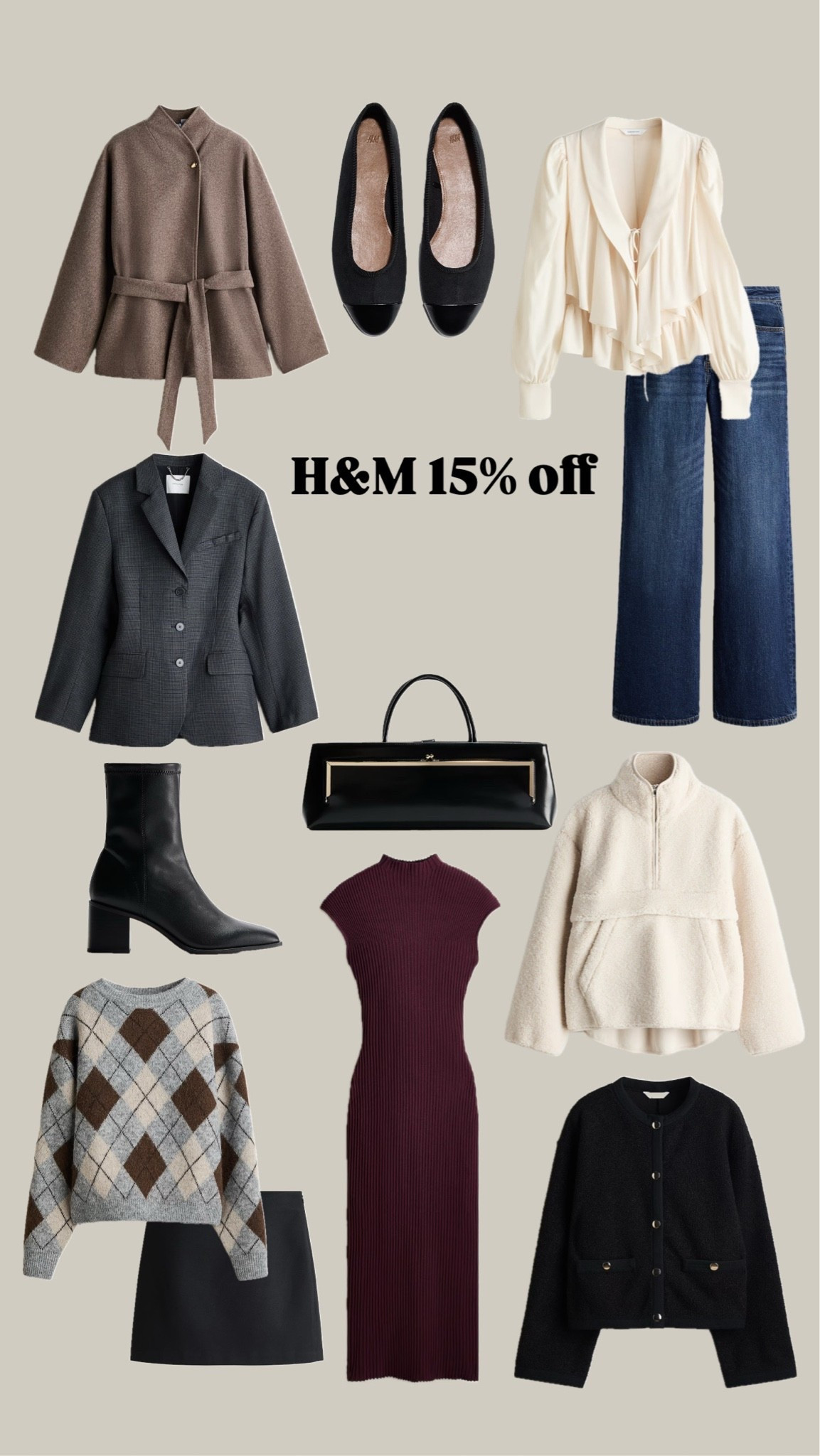 H&M 15% off for members (free to sign up)

#LTKFashionMonth #LTKautumn #LTKsale