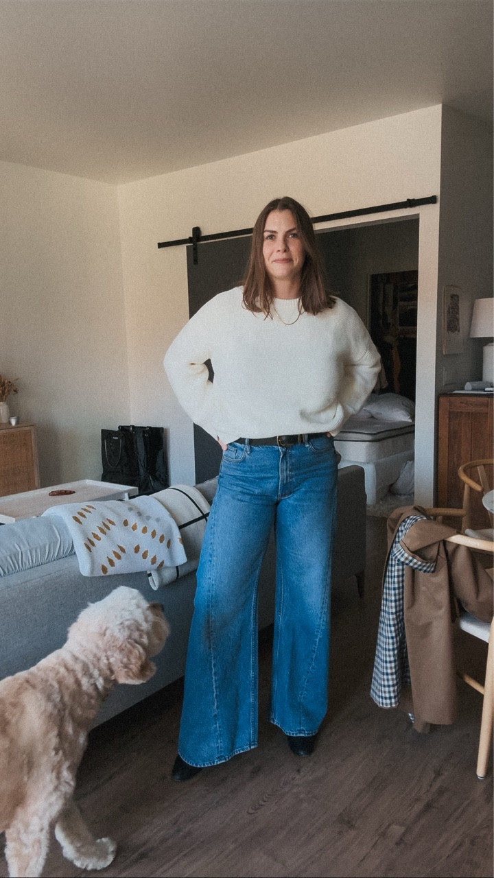 Say it with me… “tag size means ZERO!”
Ever since I shifted to this narrative in my brain, it’s completely changed the shopping experience for me, and has made it enjoyable. 

Comment ‘shop’ for links and I’ll send you a DM

#midsizegals #midsizegirl #midsizeootd #midsizeootd #midsizefashioninspo #motherdenim #sezanelovers #sezane