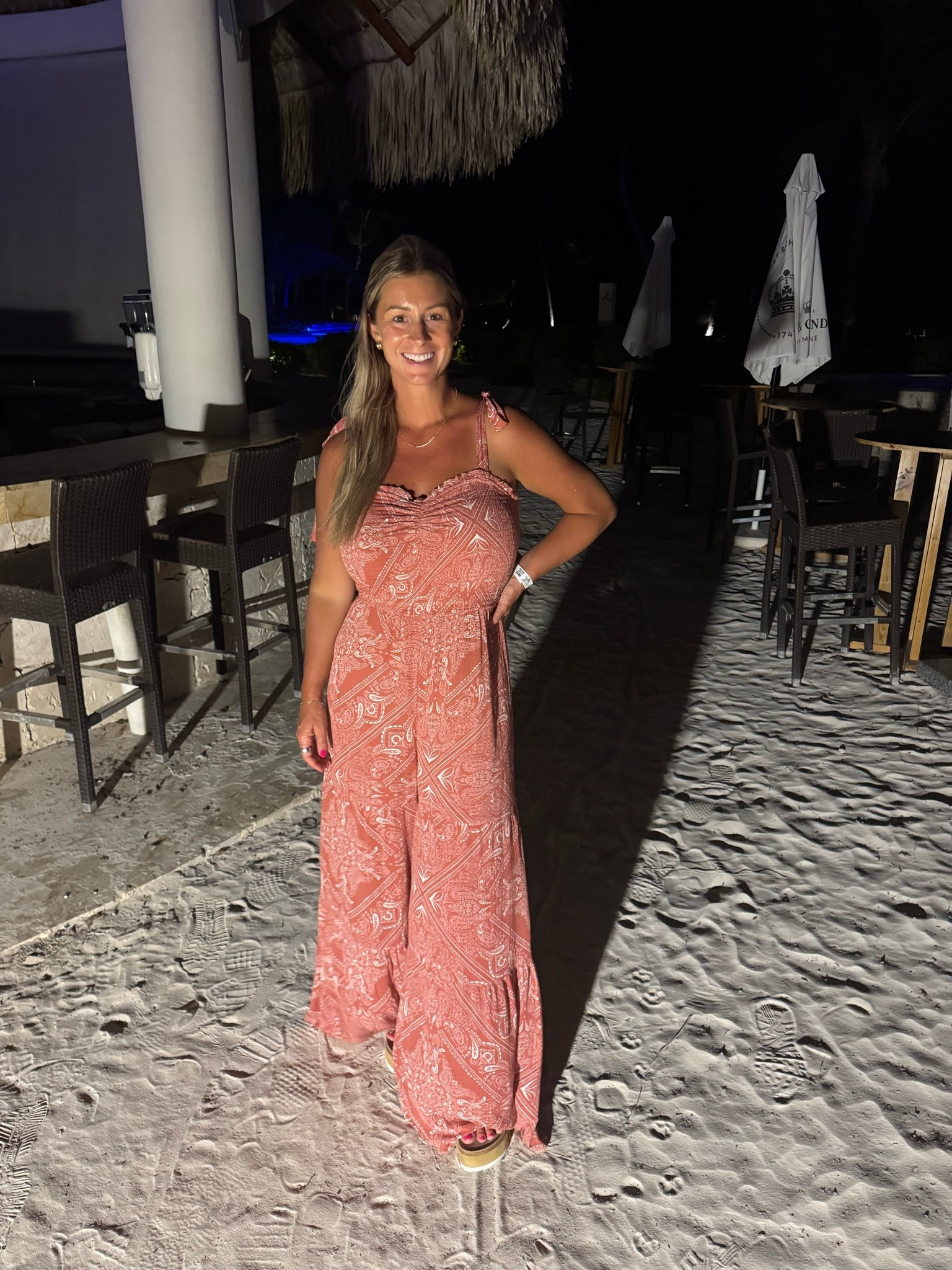 Another night on the beach in this Walmart jumpsuit for the win!￼

#LTKgrwm #LTKootd #LTKTravel
