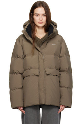 Taupe Besseggen Down Jacket | SSENSE