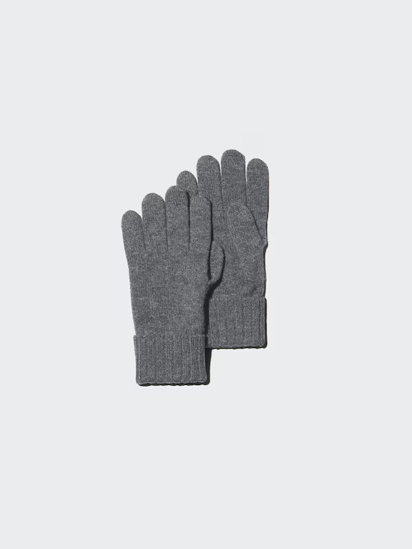 100% Cashmere Knit Gloves | UNIQLO (UK)