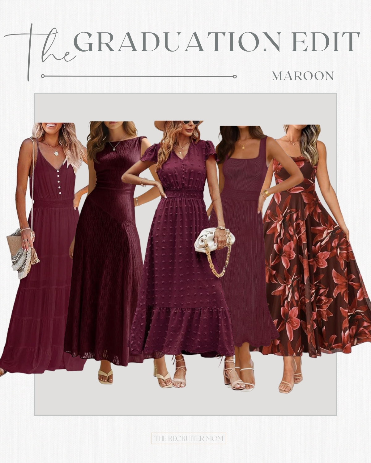 Graduation Edit Maroon Spring Event Dresses 

 

#LTKSeasonal #LTKOver40 #LTKMidsize