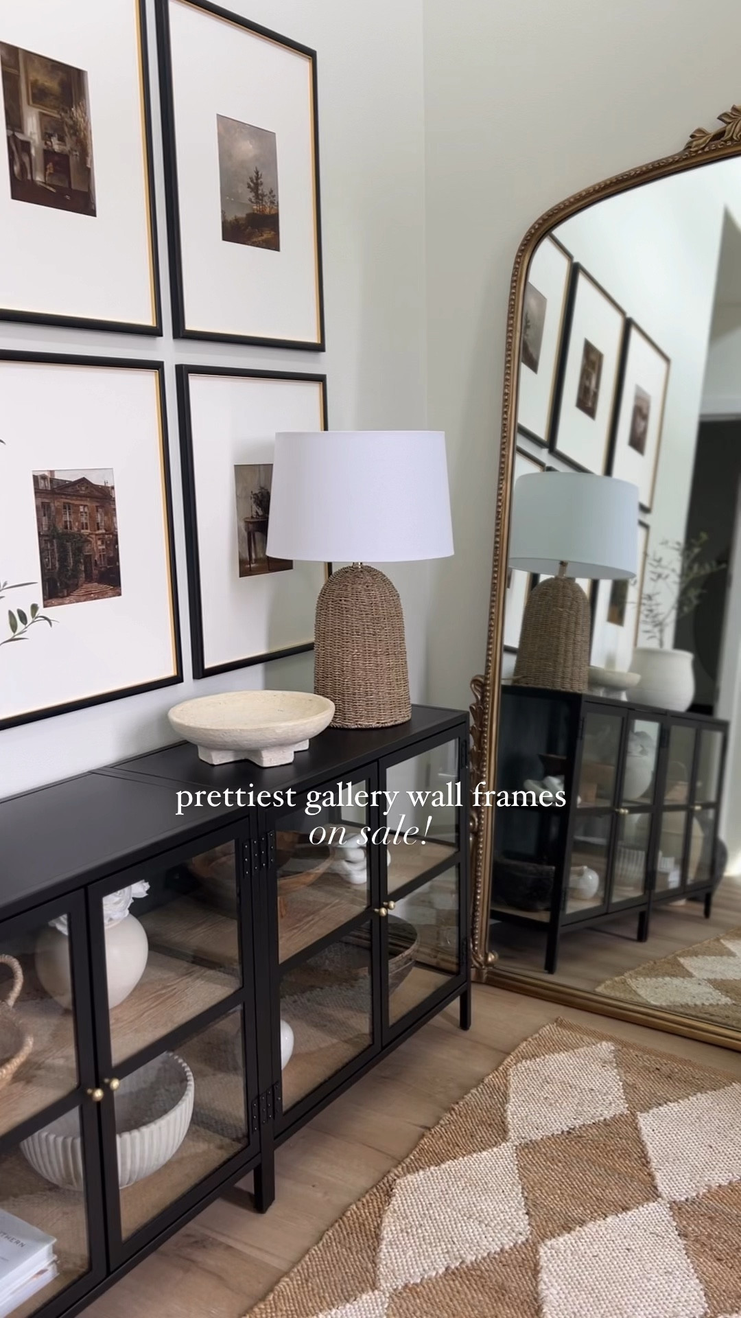 My favorite gallery wall frames are on sale 🙌

The prettiest brass detail and oversized mat make these frames look like they are from a designer store, but they are under $50 with the sale. 

Follow @frengpartyof6 for all things neutral + affordable home.

#entry #entryway #console #gallerywall #homestyling #organicmodern #ltkhome #LTKsalealert #boujeeonabudget 

#LTKHome #LTKSaleAlert #LTKFindsUnder50