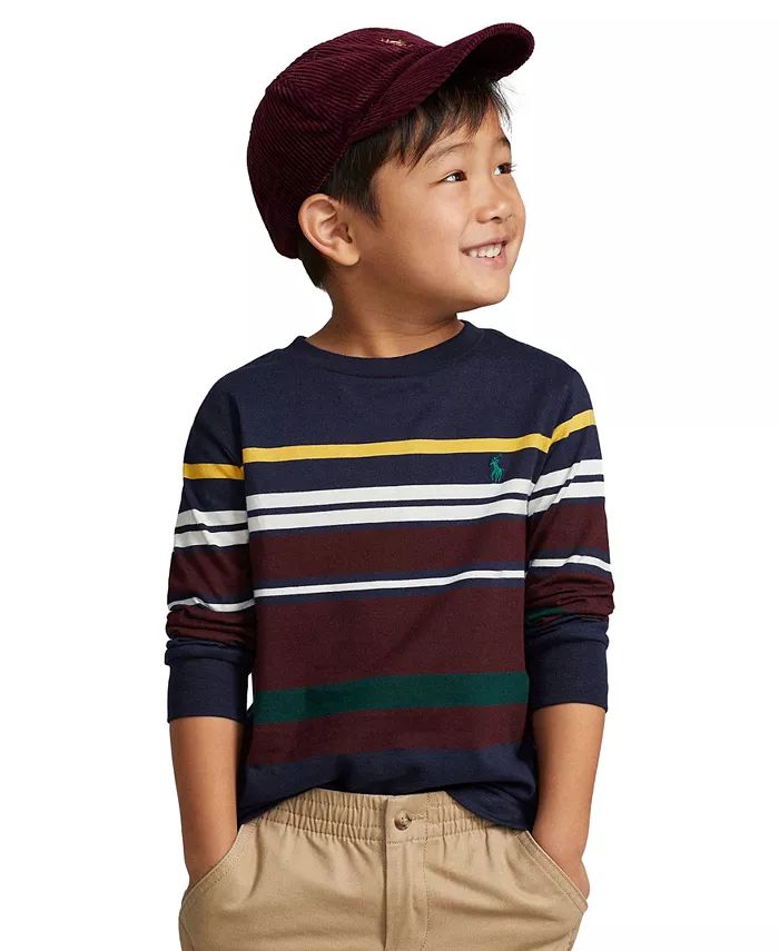 Toddler and Little Boys Striped Long-Sleeve T-shirt | Macy's